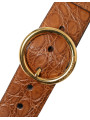 Belts Elegant Exotic Leather Belt - Rich Brown 2.680,00 € 8053286237846 | Planet-Deluxe