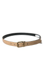 Belts Elegant Beige Leather Belt 2.950,00 € 8054802151363 | Planet-Deluxe