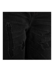 Jeans & Pants Chic Black Distressed Patched Jeans 320,00 € 9334856769028 | Planet-Deluxe