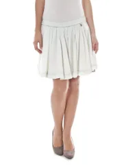 JOHN GALLIANO Eleganter Designerrock - Bianco, Luxus pur