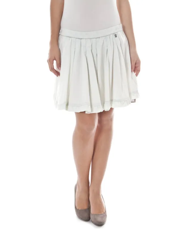 JOHN GALLIANO Eleganter Designerrock - Bianco, Luxus pur