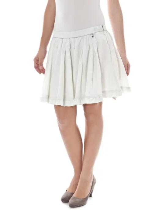JOHN GALLIANO Eleganter Designerrock - Bianco, Luxus pur