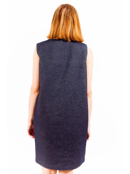 Love Moschino Denim Kleid mit Schleifendetails - Elegant & Chic