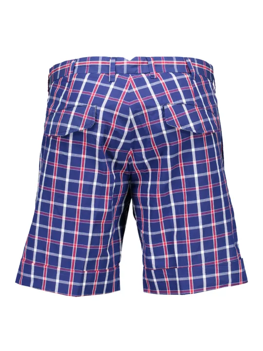 GANT Gingham Bermuda Shorts Blau-Rot-Weiß | Hosen