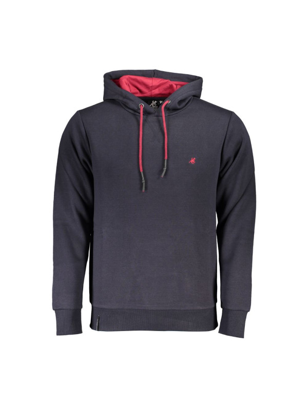 Sweaters Blue Hooded Sweatshirt with Embroidery 160,00 € 8100031789256 | Planet-Deluxe