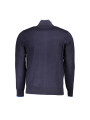 Sweaters Classic Blue Zip Cardigan with Contrast Details 170,00 € 8100031925074 | Planet-Deluxe