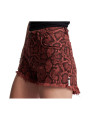 Shorts Python Print Cotton Shorts with Frayed Hem 330,00 € 8050246669310 | Planet-Deluxe