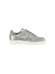 Sneakers Sparkling Gray Lace-Up Sneakers with Swarovski Crystals 520,00 € 8030631718533 | Planet-Deluxe