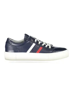 "Tommy Hilfiger Classic Blue Leder Sneaker – Stil & Komfort"