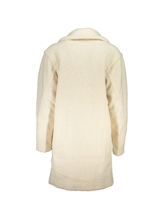 Jackets & Coats Elegant White Long-Sleeved Coat 460,00 € 8445110471746 | Planet-Deluxe