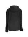 Sweaters Elegant Black Half Zip Hooded Sweatshirt 440,00 € 8053480812177 | Planet-Deluxe
