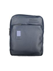 Shoulder Bags Elegant Blue Leather Shoulder Bag with Contrasting Accents 240,00 € 8024671540414 | Planet-Deluxe