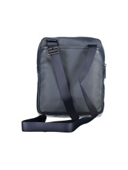 Shoulder Bags Elegant Blue Leather Shoulder Bag with Contrasting Accents 240,00 € 8024671540414 | Planet-Deluxe
