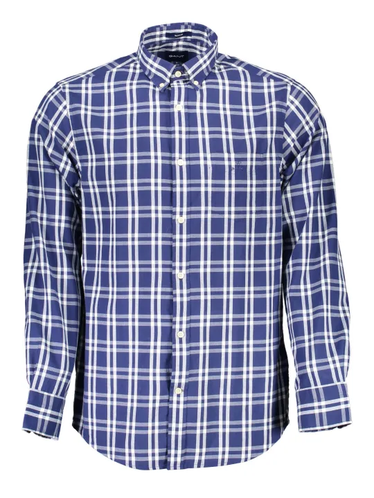 GANT Herren Langarmhemd Blau - Stilvoll & Elegant Hemd