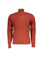 Sweaters Elegant Bronze Turtleneck Sweater for Men 180,00 € 8100031905915 | Planet-Deluxe