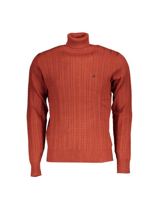 Sweaters Elegant Bronze Turtleneck Sweater for Men 180,00 € 8100031905915 | Planet-Deluxe