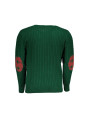 Sweaters Twist-Knit Green Crew Neck Sweater 190,00 € 8100032119793 | Planet-Deluxe