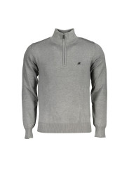 Sweaters Elegant Half-Zip Embroidered Sweater 160,00 € 8100031923032 | Planet-Deluxe