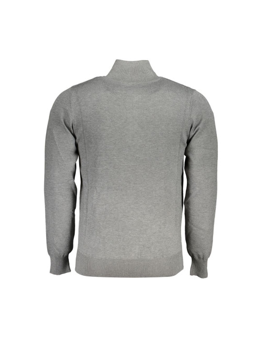 Sweaters Elegant Half-Zip Embroidered Sweater 160,00 € 8100031923032 | Planet-Deluxe