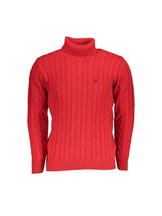 Sweaters Elegant Turtleneck Twisted Sweater in Pink 180,00 € 8100032122229 | Planet-Deluxe