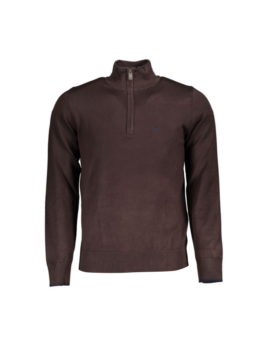 Sweaters Elegant Half Zip Sweater with Embroidery 160,00 € 8100031924923 | Planet-Deluxe