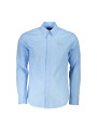 Shirts Chic Light Blue Slim Fit Men's Shirt 270,00 € 7613314679720 | Planet-Deluxe