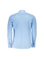 Shirts Chic Light Blue Slim Fit Men's Shirt 270,00 € 7613314679720 | Planet-Deluxe