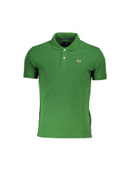 Polo Shirt Sleek Green Slim Fit Polo with Contrast Detail 240,00 € 7613314861132 | Planet-Deluxe