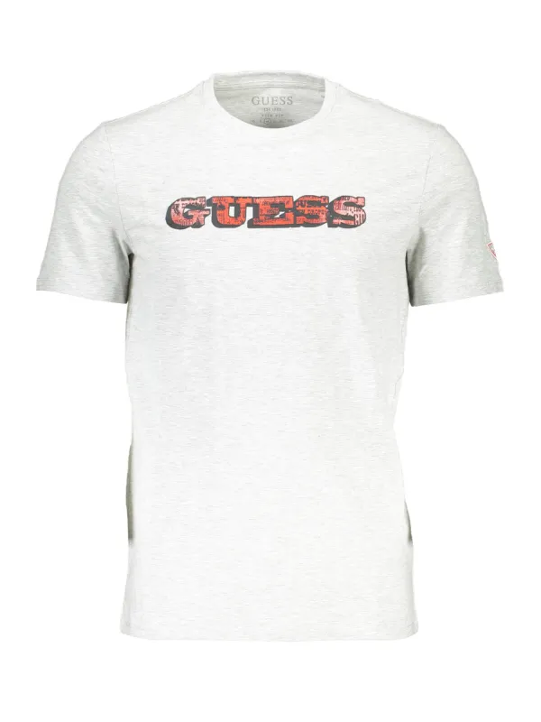 "GUESS JEANS T-Shirts im Sale | Guess Graues Slim Fit T-Shirt mit Logo und Aufdruck online kaufen"|Planet-Deluxe "GUESS JEANS T-Shirts im Sale | Guess Graues Slim Fit T-Shirt mit Logo und Aufdruck online kaufen"|Planet-Deluxe