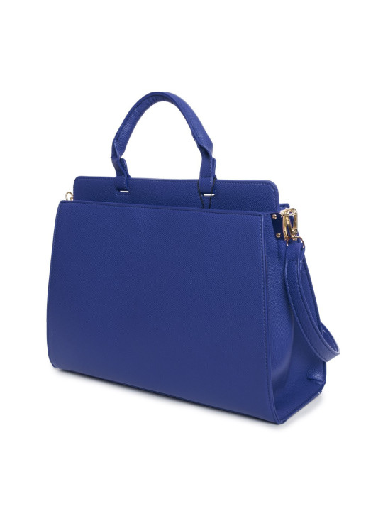Blauer Lederhandtasche Egon Von Furstenberg