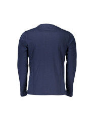 T-Shirts Chic Blue Crew Neck Embroidered T-Shirt 170,00 € 7613431501843 | Planet-Deluxe