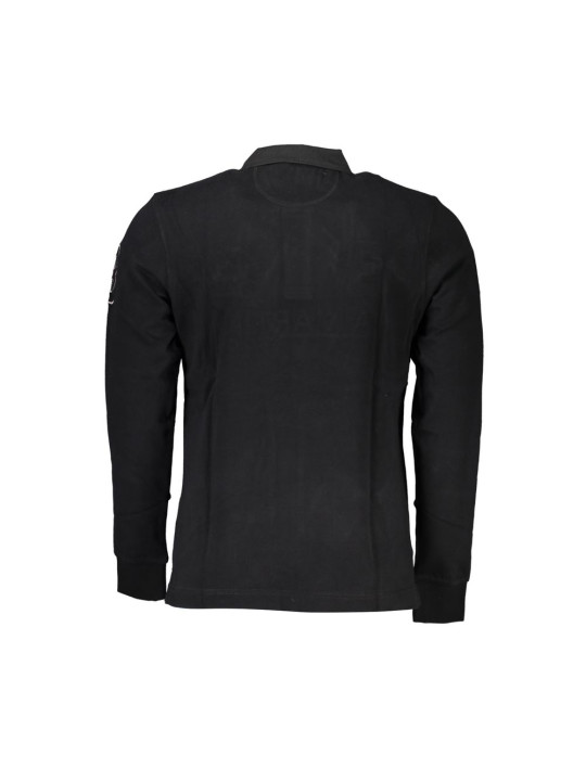 Polo Shirt Elegant Long Sleeved Black Polo 400,00 € 7613431498792 | Planet-Deluxe