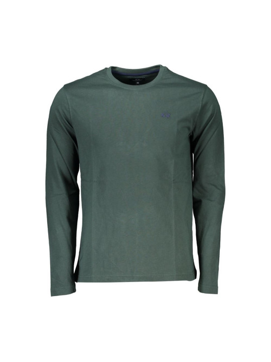 T-Shirts Elegant Crew Neck Green Tee with Embroidery 160,00 € 7613431500457 | Planet-Deluxe