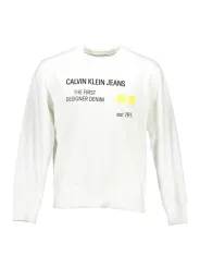 "Calvin Klein Startseite im Sale | CALVIN KLEIN SWEATSHIRT OHNE REISSVERSCHLUSS HERREN WEISS online kaufen"|Planet-Deluxe