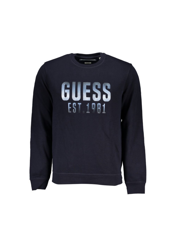 Sweaters Sleek Blue Crew Neck Slim Fit Sweatshirt 200,00 € 7624926418317 | Planet-Deluxe