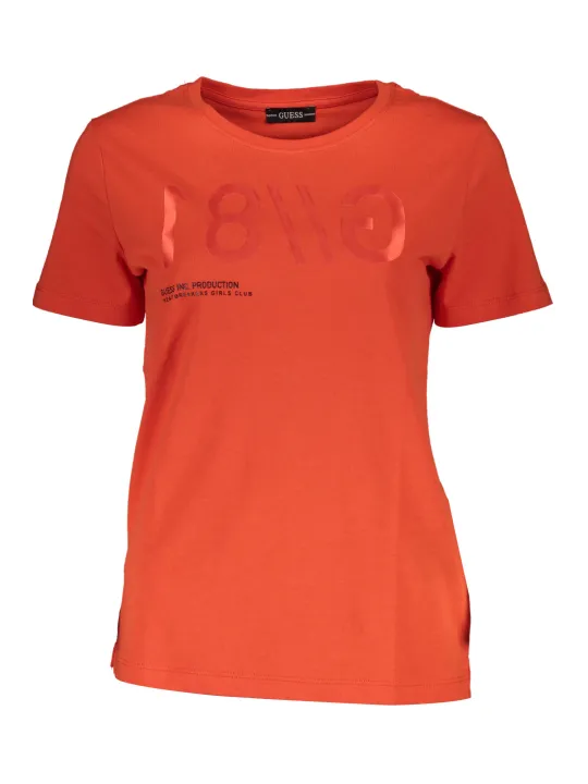 "GUESS JEANS T-Shirts im Sale | GUESS JEANS W1RI0BI3Z00_ROSSO_G5N1 online kaufen"|Planet-Deluxe