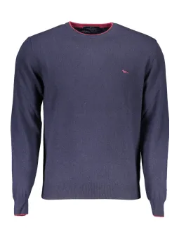 "Harmont Blaine: Marineblauer Langarmpullover, stilvoll"