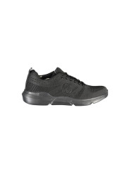Sneakers Sleek Black Lace-up Sneakers with Contrast Detailing 170,00 € 4894873305272 | Planet-Deluxe