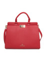 Rote Lederhandtasche Egon Von Furstenberg