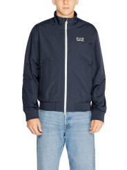 Dunkle graue wasserabweisende EA7 Jacke