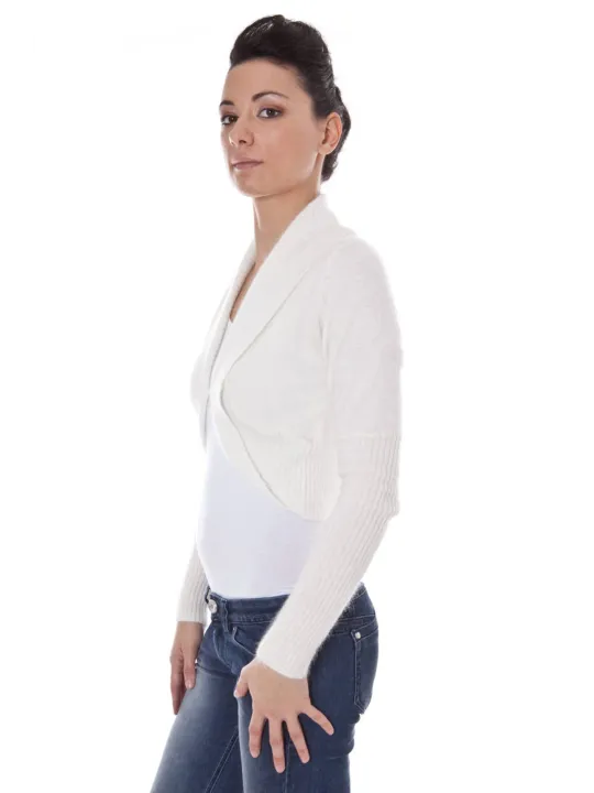 "DATCH Startseite im Sale | DATCH SHRUG LANGARM DAMEN WEISS online kaufen"|Planet-Deluxe