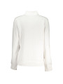 Sweaters Chic White Long Sleeve Zippered Sweatshirt 220,00 € 4067777005900 | Planet-Deluxe