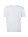 T-Shirts Elegant White Cotton Tee with Bold Blue Logo 100,00 € 8050246669945 | Planet-Deluxe