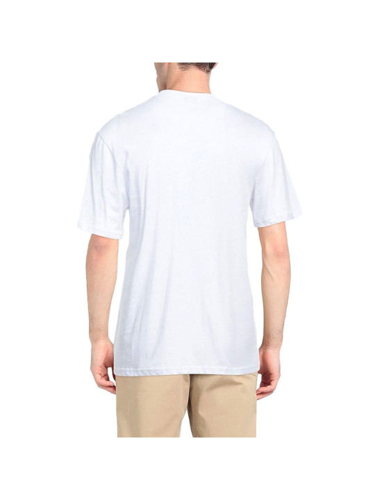 T-Shirts Elegant White Cotton Tee with Chest Print 100,00 € 8050246669853 | Planet-Deluxe