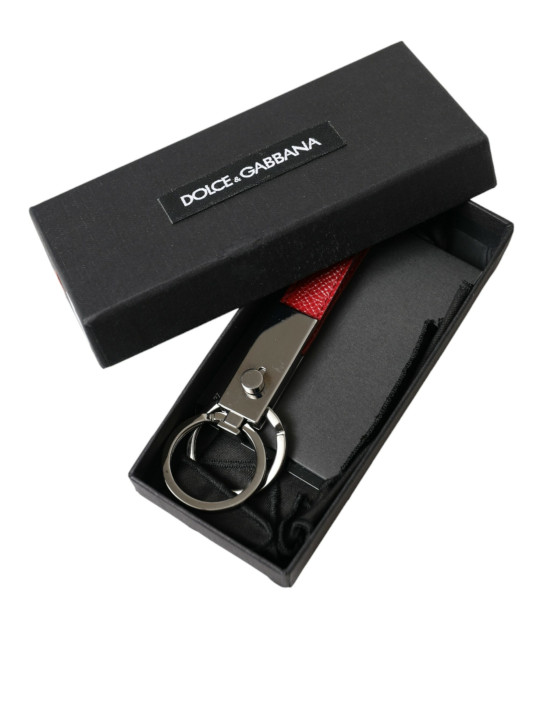 Keychains Elegant Red Leather Trifold Key Holder Case 280,00 € 8050246189207 | Planet-Deluxe