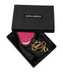 Keychains Stunning Gold and Pink Leather Keychain 450,00 € 8058301886504 | Planet-Deluxe