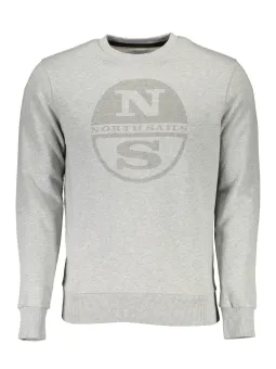 "North Sails Grauer Bio-Sweater – Nachhaltiger Komfort"