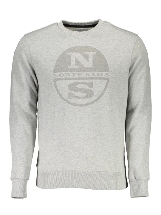"North Sails Startseite im Sale | NORTH SAILS SWEATSHIRT OHNE REISSVERSCHLUSS HERREN GRAU online kaufen"|Planet-Deluxe