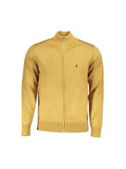 Sweaters Elegant Long Sleeve Yellow Cardigan with Embroidery 150,00 € 8100031922783 | Planet-Deluxe