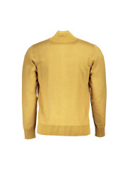 Sweaters Elegant Long Sleeve Yellow Cardigan with Embroidery 150,00 € 8100031922783 | Planet-Deluxe